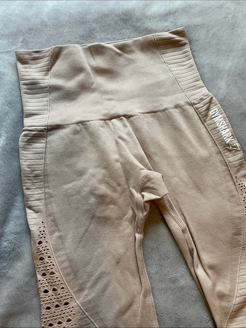 Gymshark Seamless High-Waist Nude Beige Leggings